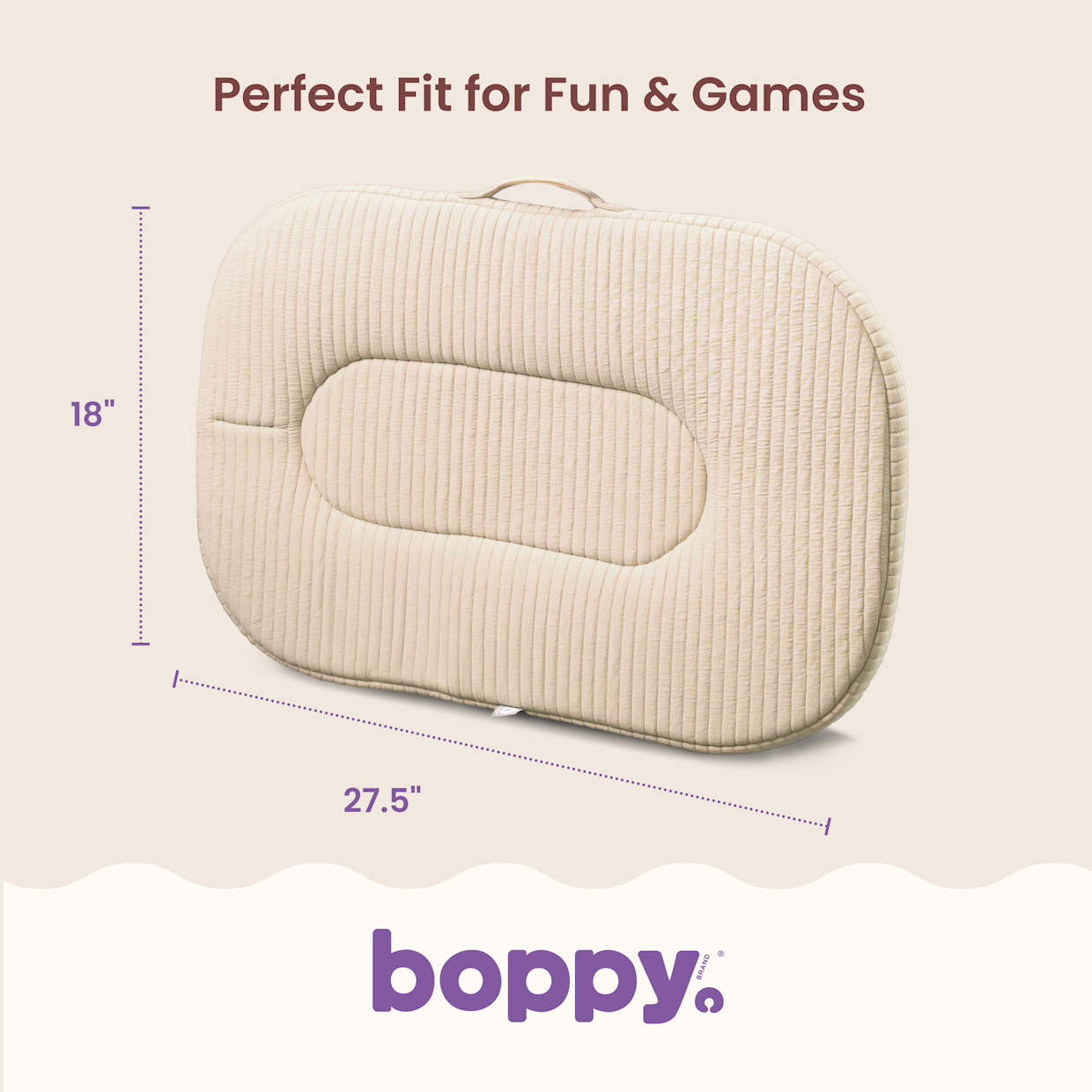 Boppy Playtime Lounger - Oatmeal.