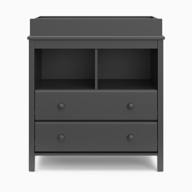 Storkcraft Alpine 2 Drawer Changing Chest - Gray.