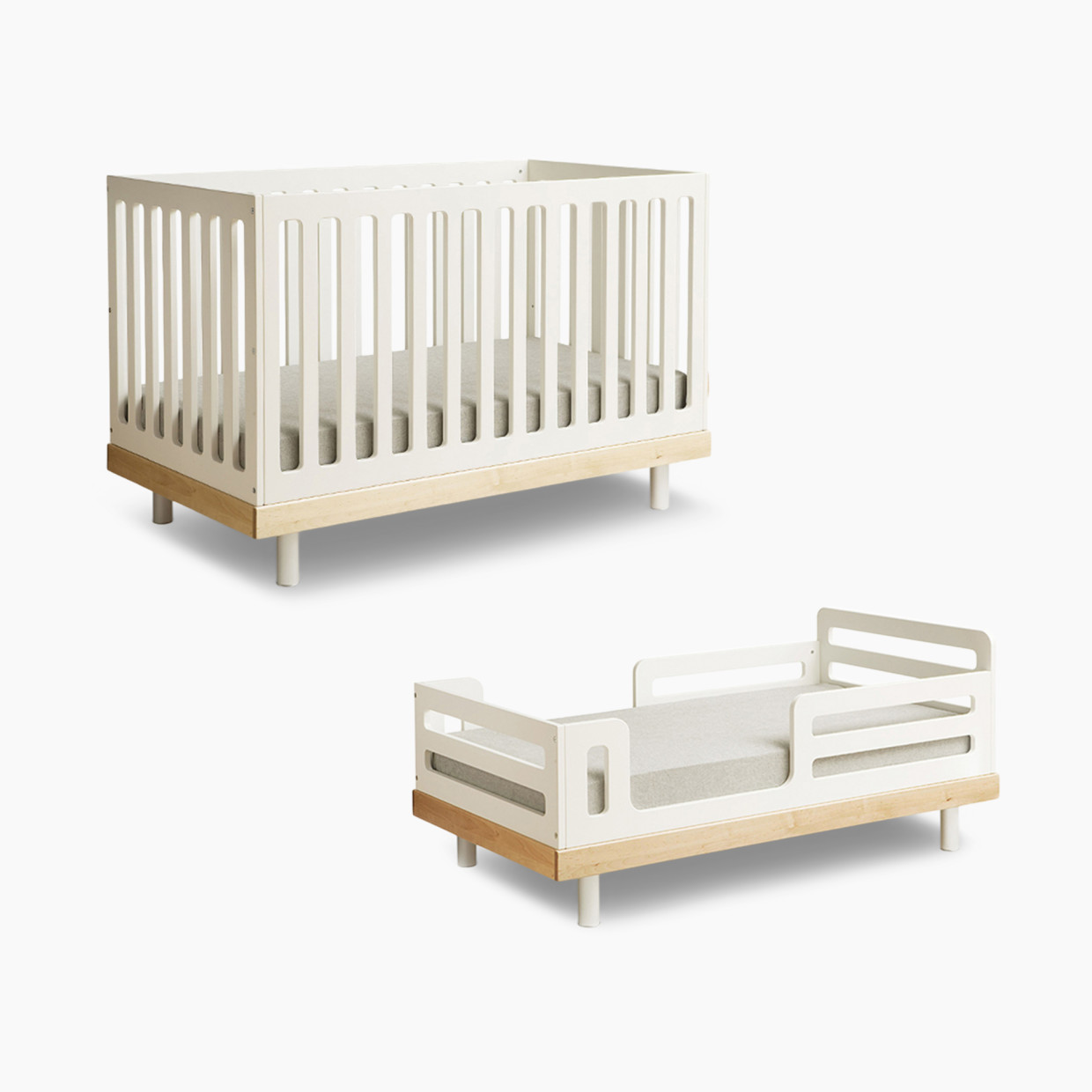 Oeuf Classic Toddler Bed Conversion Kit - White.