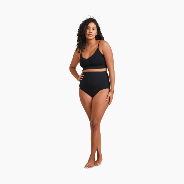 Hatch Collection The Seamless Belly Brief - Black, L.