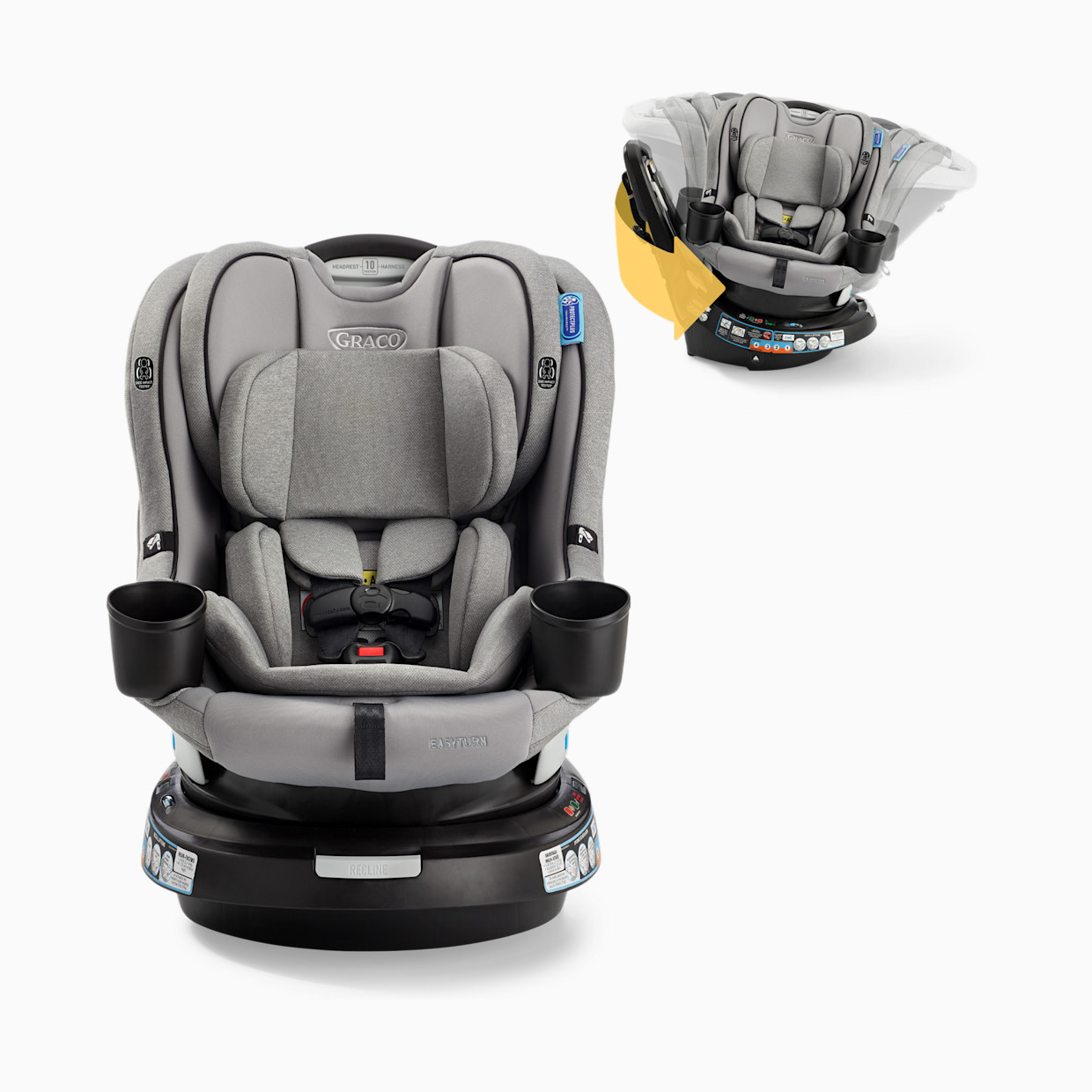Graco EasyTurn 360 2-in-1 Rotating Convertible Car Seat - Solae.