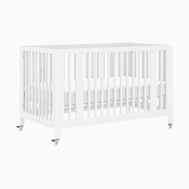 babyletto Rolli 9-in-1 Convertible All-Stages Crib with Bassinet & Toddler Bed Conversion Kits.