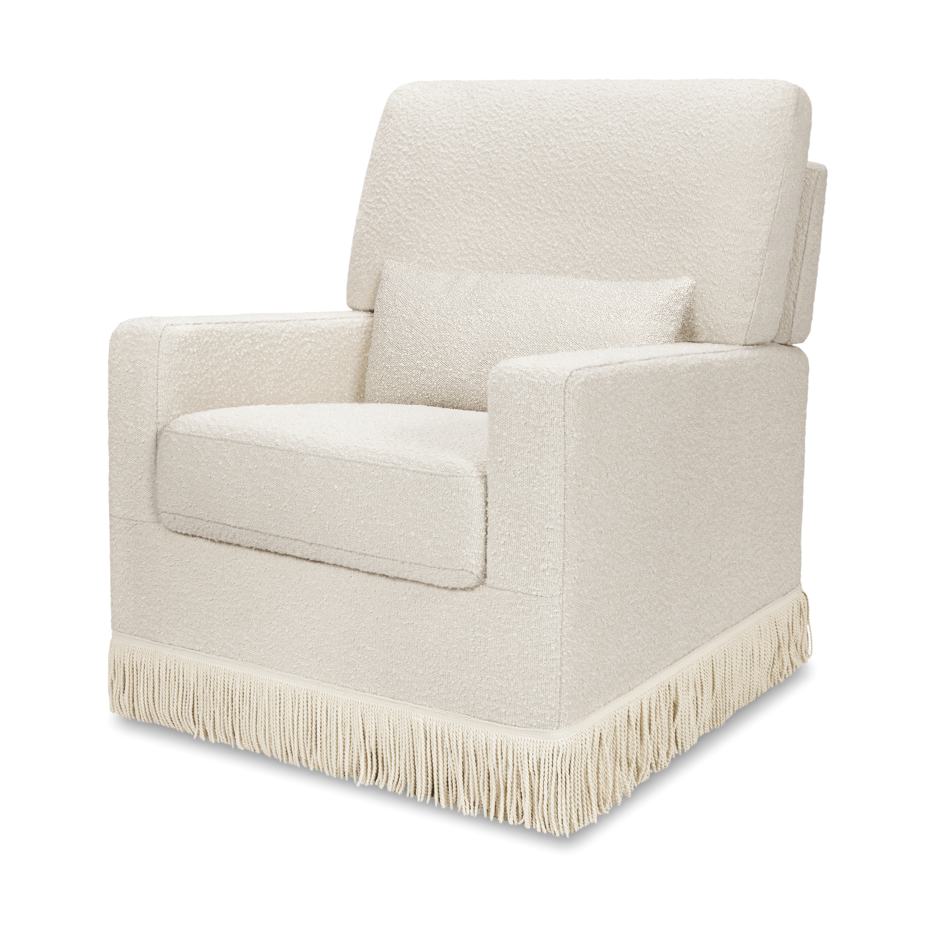 Thumbnail of Ivory Boucle With Ivory Tassel Fringe