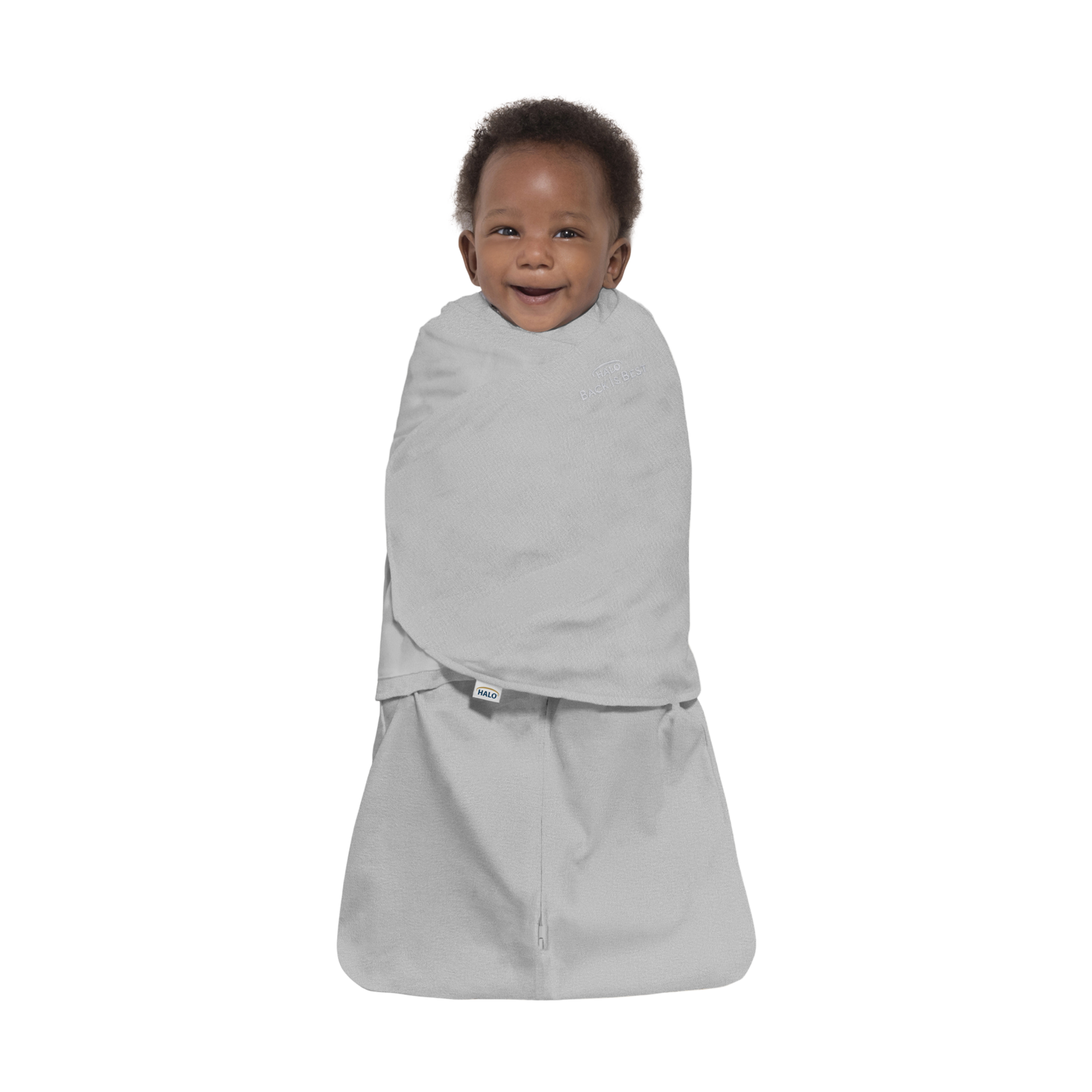 Halo SleepSack Swaddle Cotton - Cloud, Newborn.