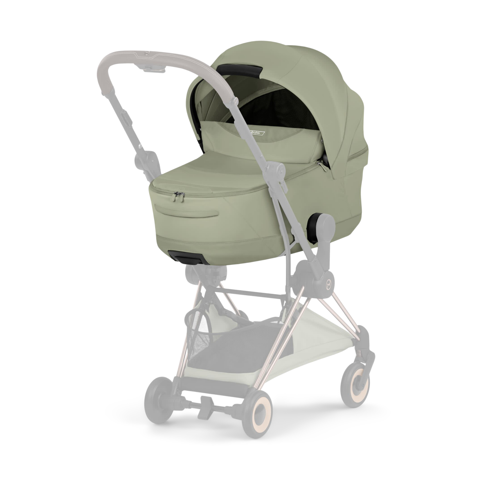 Cybex MIOS/COYA Fold Lux Carry Cot Style Collection - Sage Green.