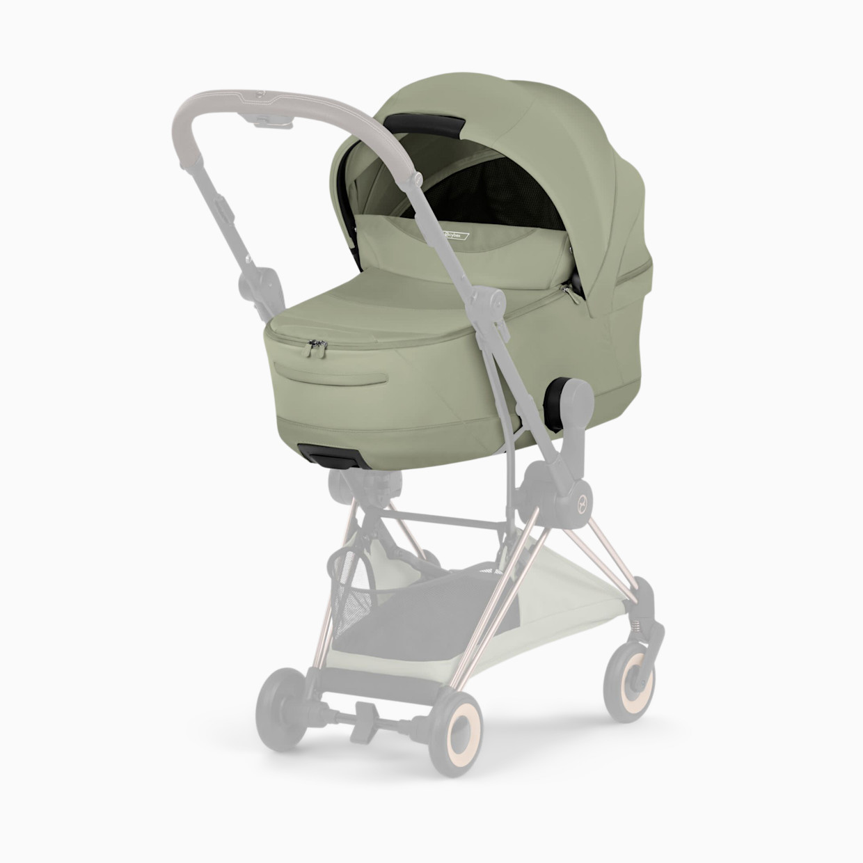 Cybex MIOS/COYA Fold Lux Carry Cot Style Collection - Sage Green.