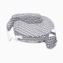 My Brest Friend Original Nursing Pillow Enhanced Ergonomics Essential Breastfeeding Pillow Support For Mom & Baby W/ Convenient Side Pocket, Double Straps & slipcover, Midnight Poppy