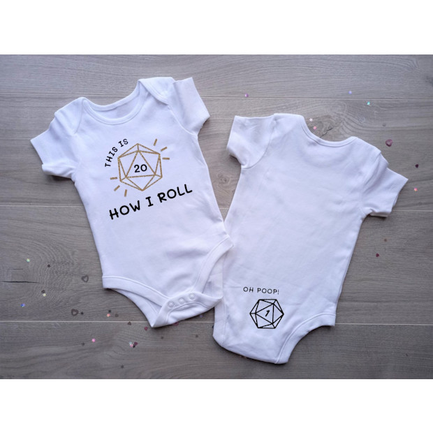 SweetHeart Designs D20 RPG/D&D-Themed Bodysuit.