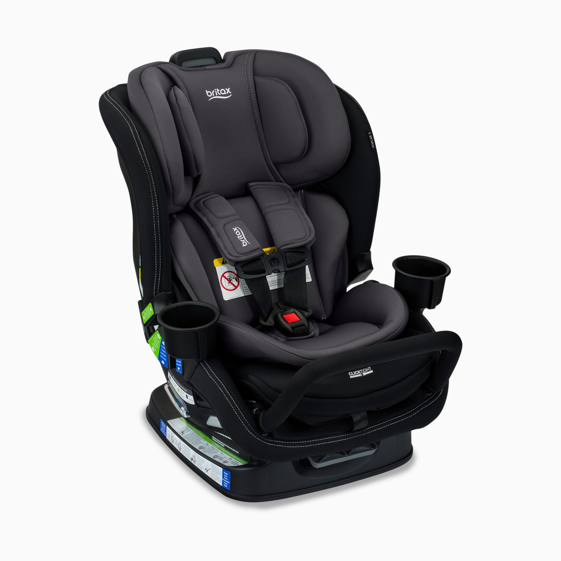 Britax Poplar S Convertible Car Seat - Arctic Onyx | Babylist Shop Britax Poplar S Convertible Car Seat - Arctic Onyx | Babylist Shop