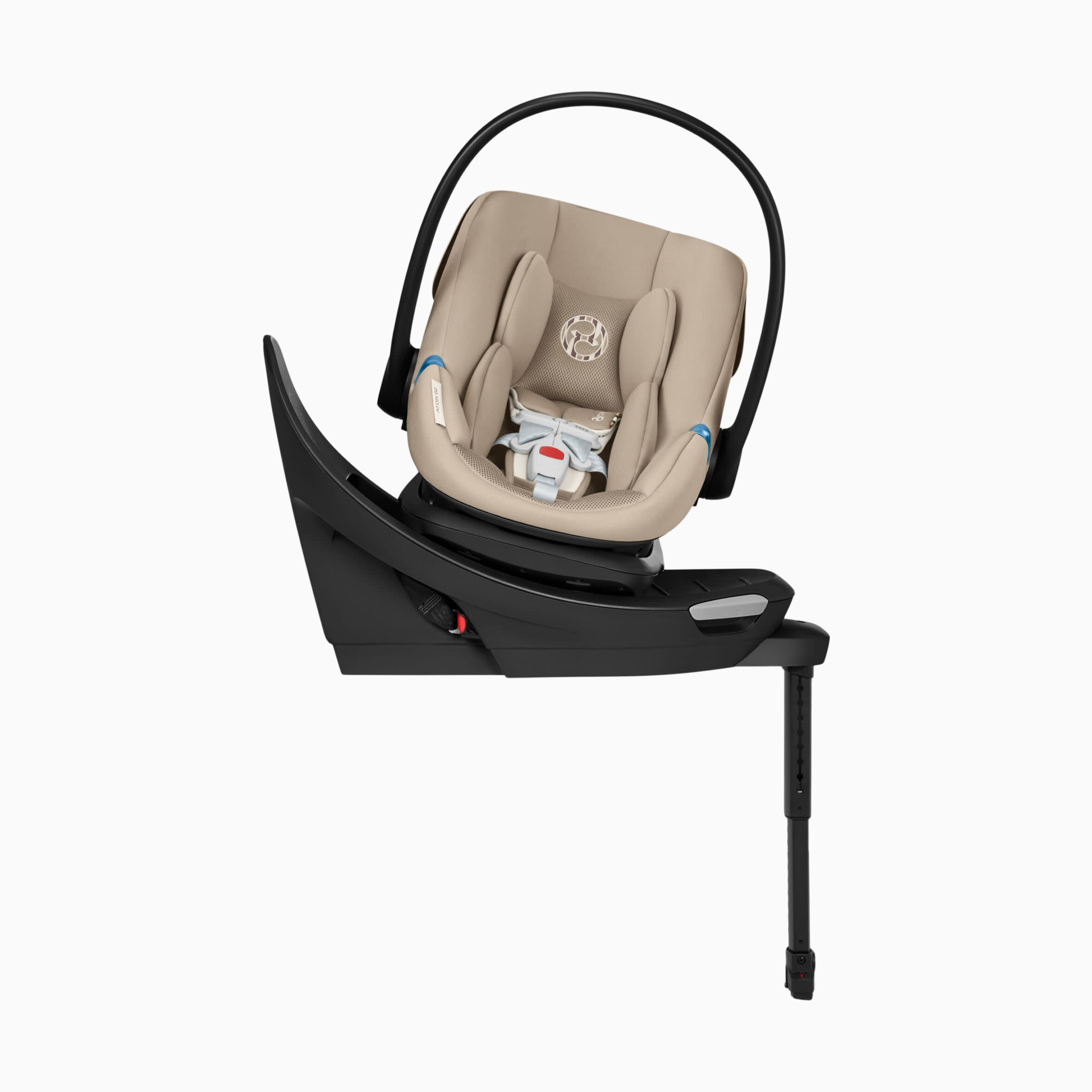 Cybex Aton G2 Swivel Infant Car Seat with Load Leg Base - Almond Beige |  Babylist Shop