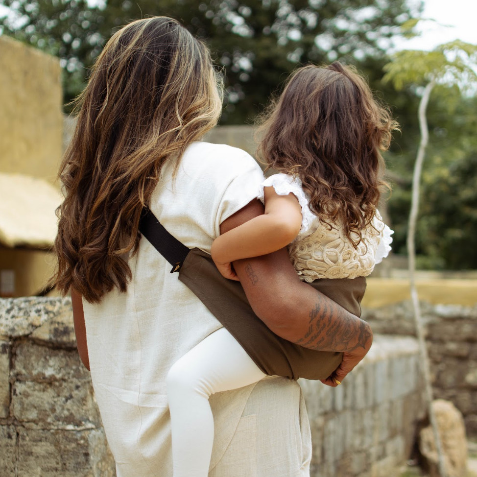 Wildride Toddler Carrier - Coffee Brown.