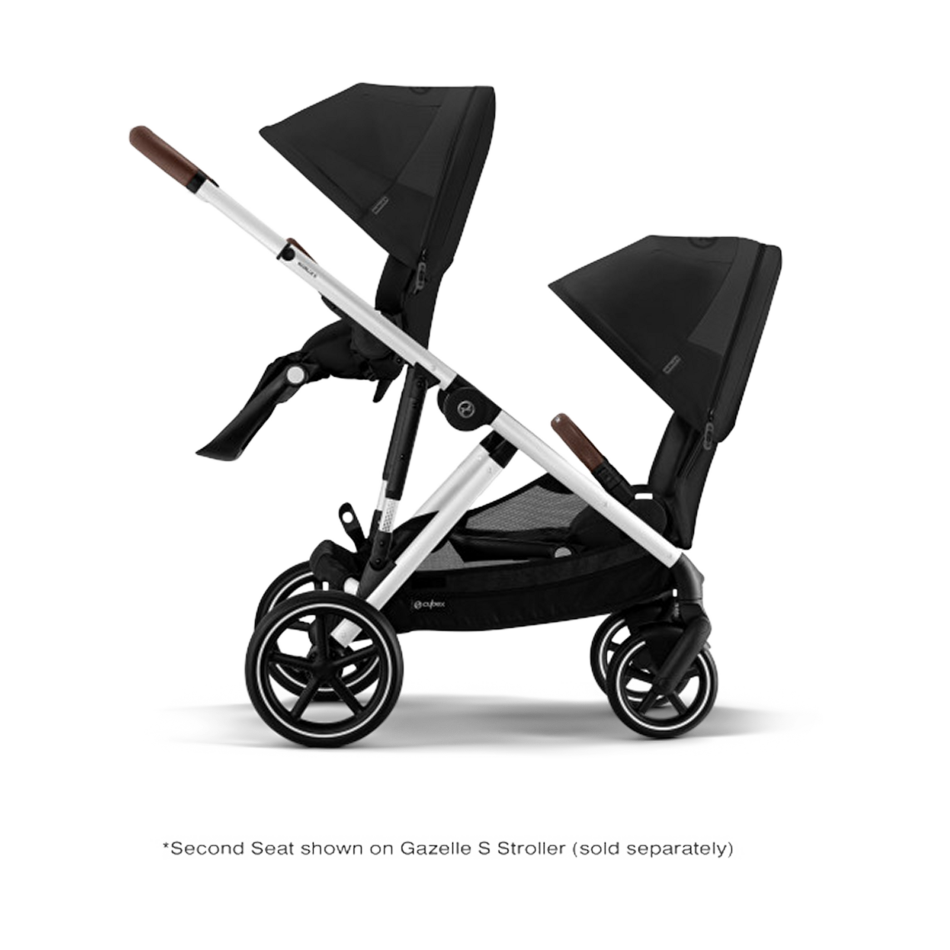 Cybex eGazelle/Gazelle S Second Seat - Moon Black.