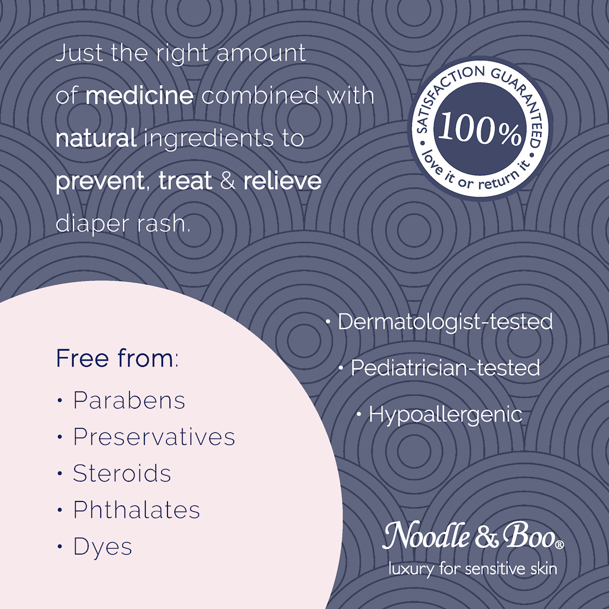 Noodle & Boo The Best Diaper Rash Ointment - Fragrance Free, 10oz.