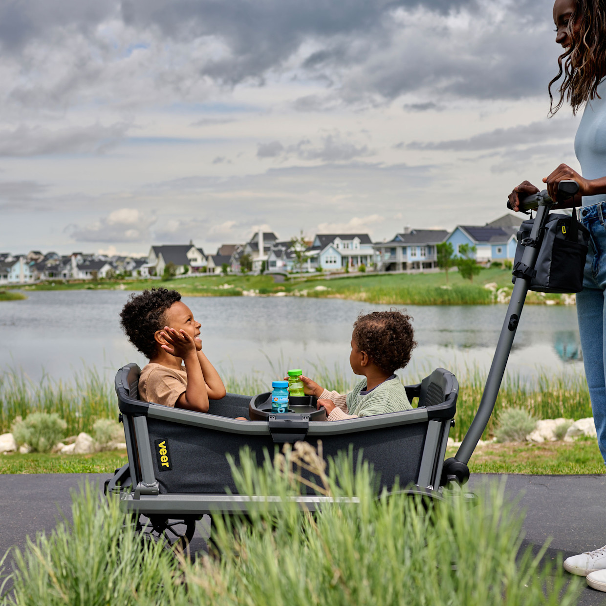 Veer Parent Organizer - Gray Granite.
