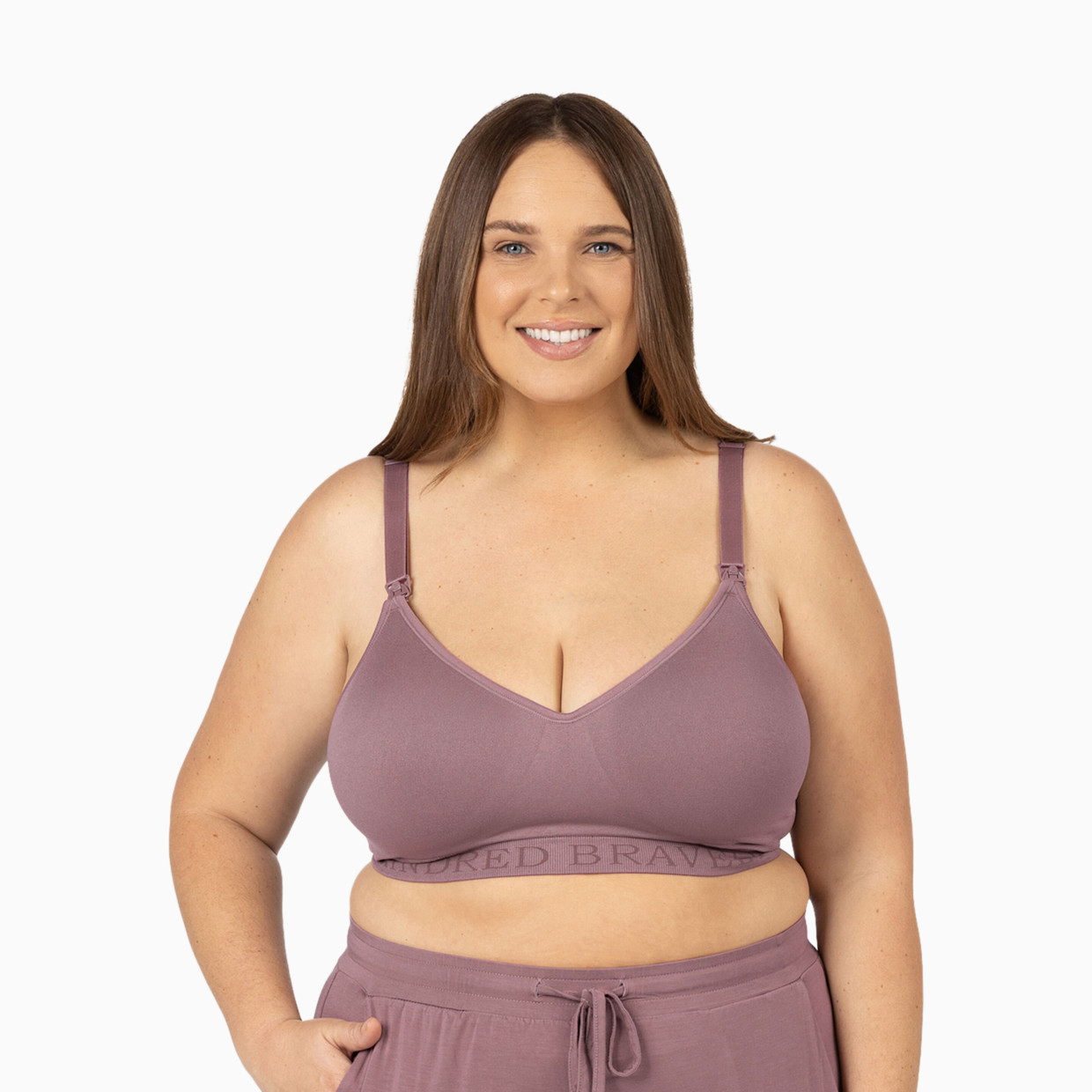 Kindred Bravely Simply Sublime Seamless Nursing Bra For Breastfeeding - Twilight, 1X.