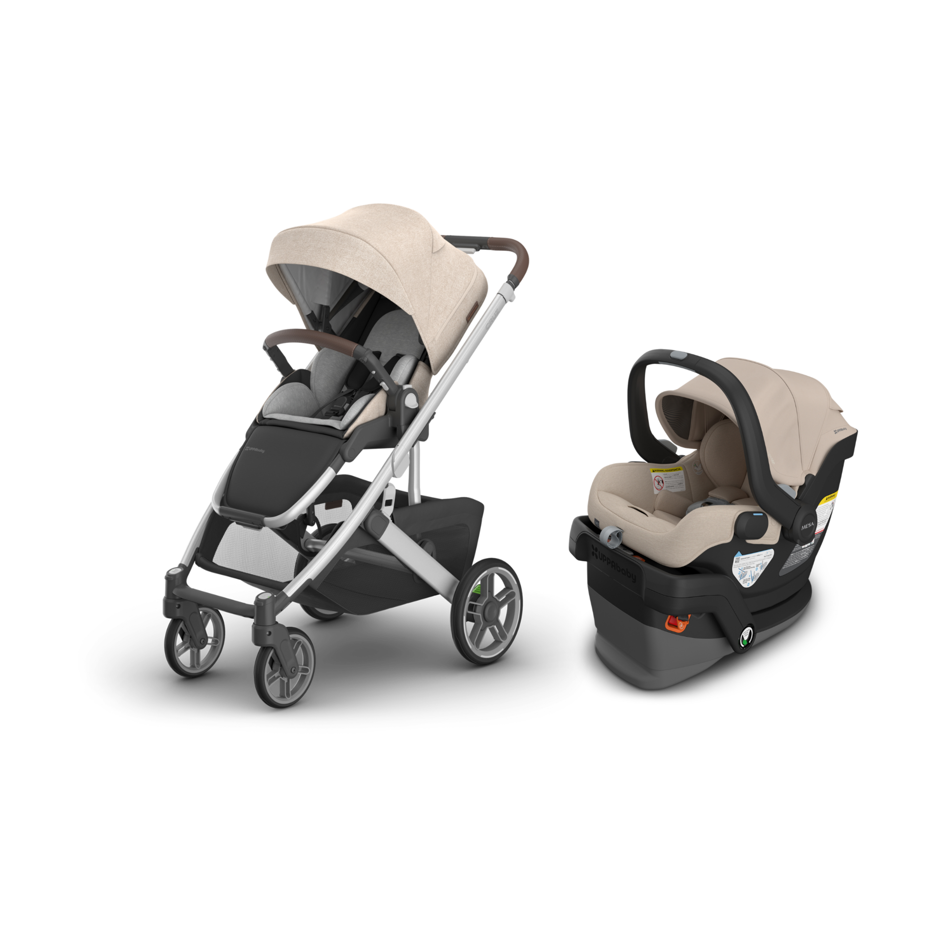UPPAbaby Cruz V3 Stroller & Mesa V3 Infant Car Seat Travel System.