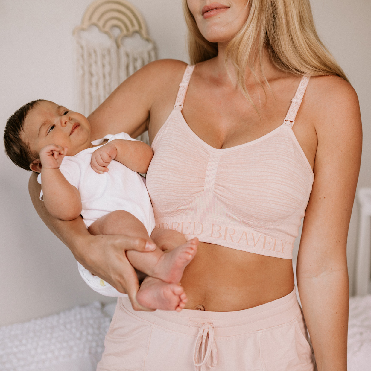 Kindred Bravely Sublime Hands Free Pumping Bra - Pink Heather, 2 X Busty.