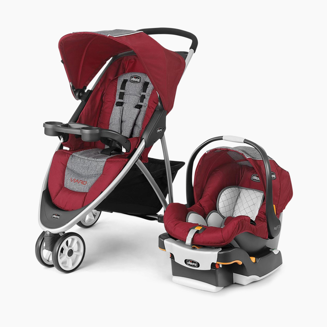 Chicco Viaro Travel System - Cranberry- Discontinued.