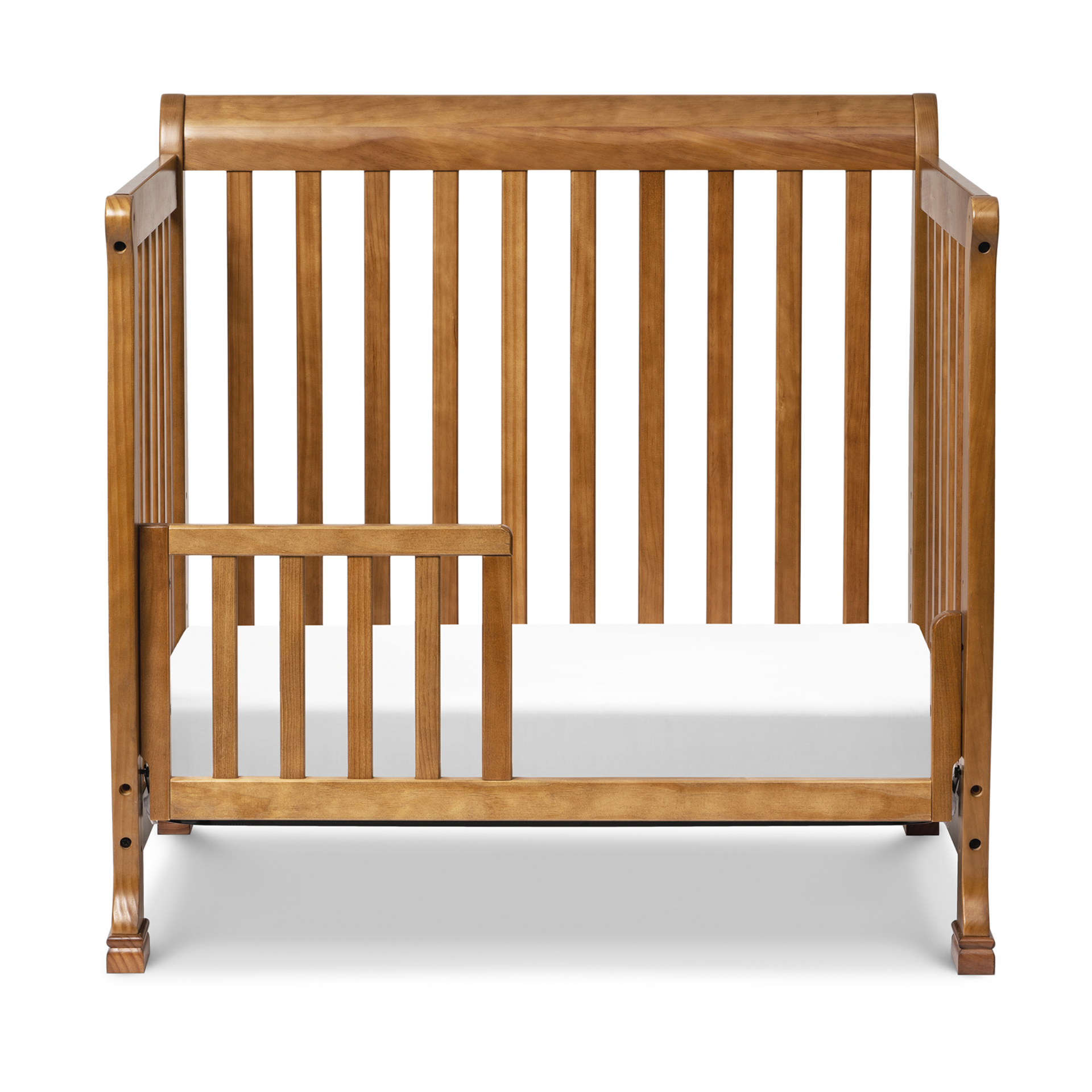 DaVinci Kalani 4in1 Convertible Mini Crib Chestnut Babylist Shop