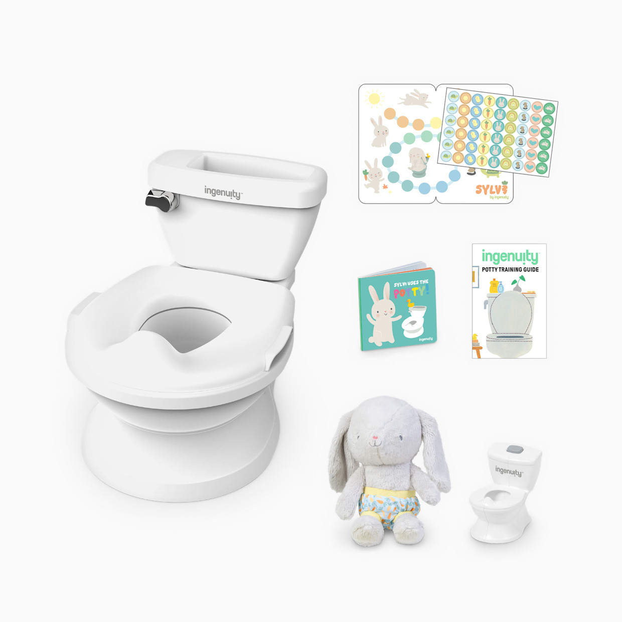 Baby Einstein Ingenuity My Size Potty with Sylvi Potty Training Kit.