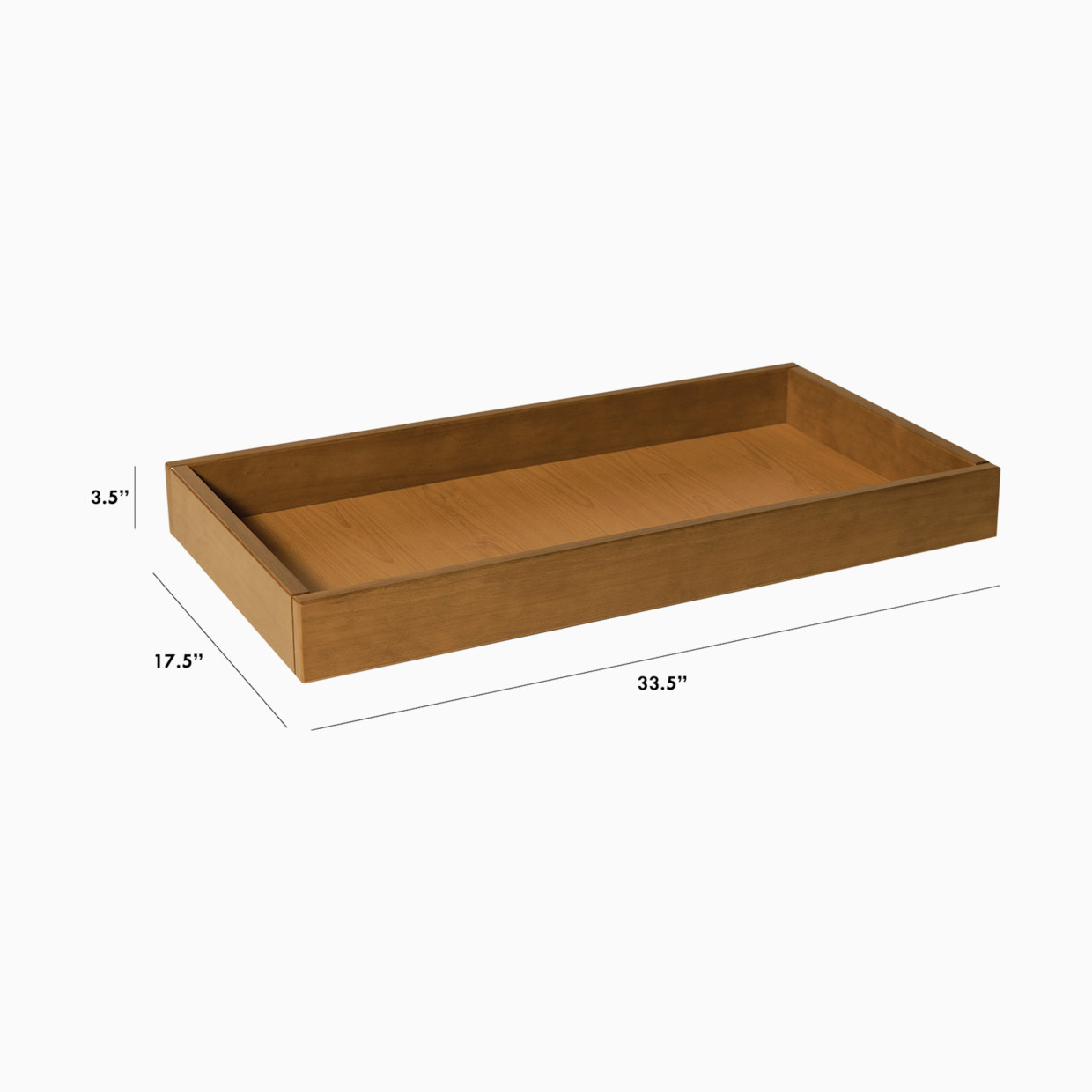 daVinci Universal Removable Changing Tray - Chestnut.
