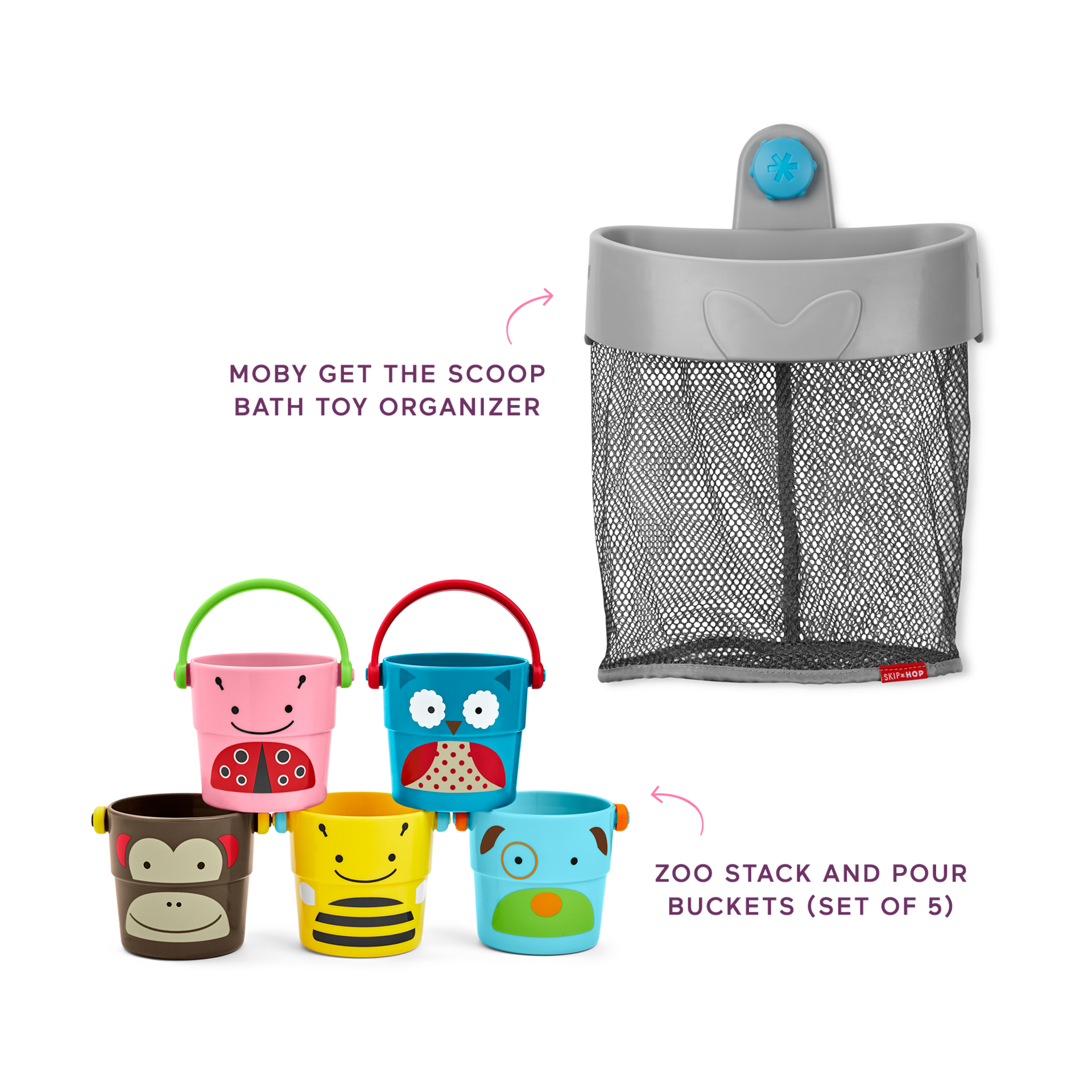Skip Hop Bath Time Essentials Bundle Zoo Multi Babylist Shop