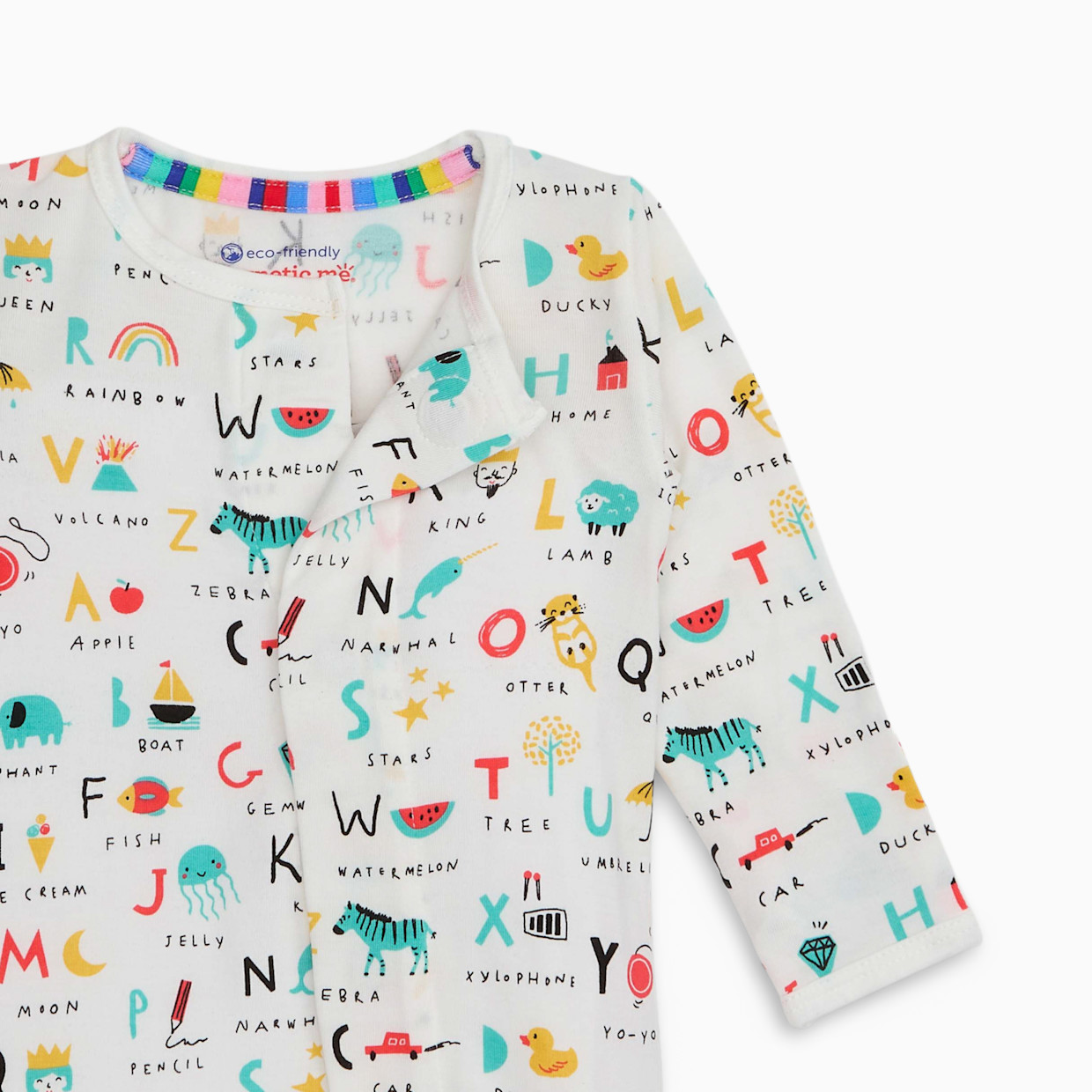 Magnetic Me Modal Magnetic Footie - Abc Love, Newborn.