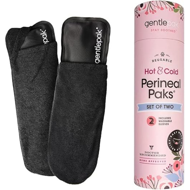 Gentlepak Reusable Perineal Ice & Heat Paks with Washable Sleeves