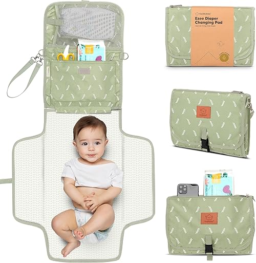 KeaBabies Portable Diaper Changing Pad.