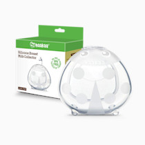 haakaa Ladybug Silicone Breast Milk Collector - Breast Shells Nursing Cup for Breastfeeding, Protect Sore Nipples, Extra-Soft and Reusable, 2.5oz/75ml, 1PC