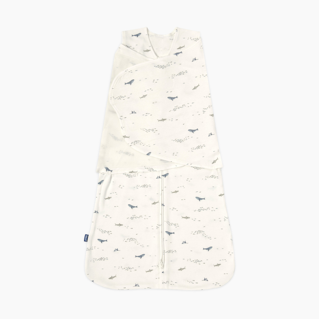 Halo SleepSack Swaddle Cotton - Ocean Life, Newborn.