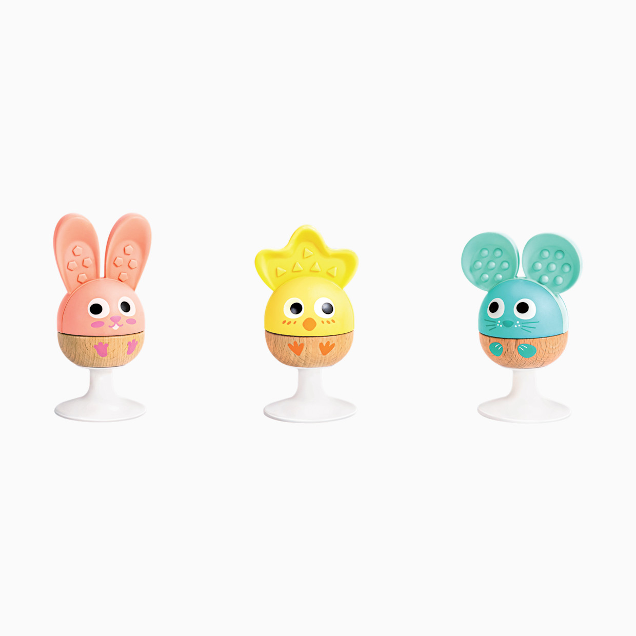Hape Cheery Critter Rattle Trio.