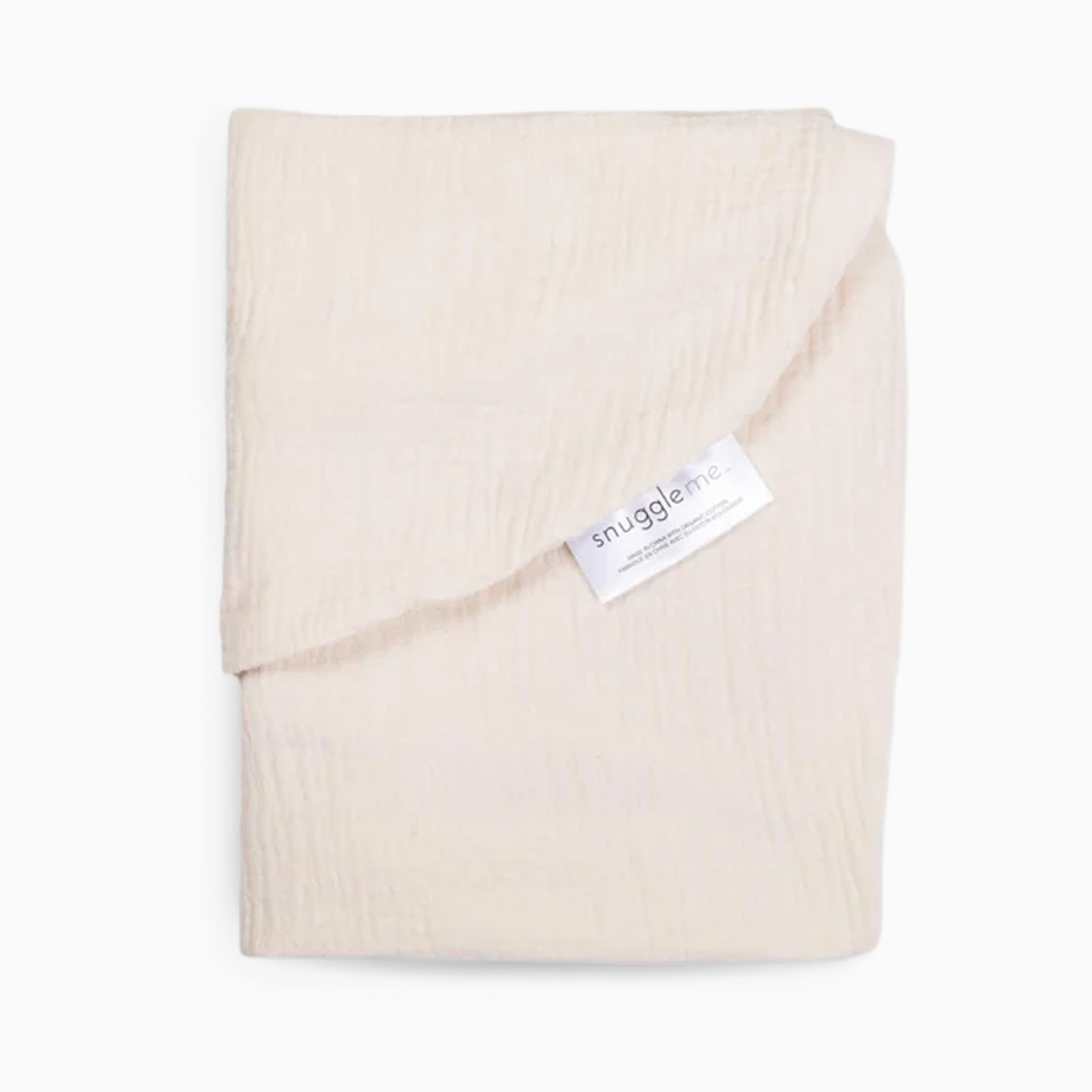 Snuggle Me Organic Infant Lounger Muslin Cover - Natural.