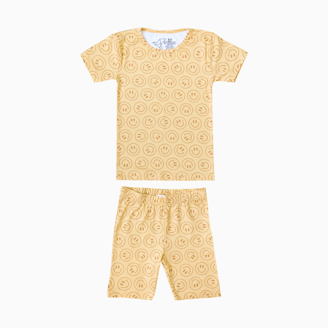 Copper Pearl Printed 2-Piece Short Sleeve Pajamas - Vance, 12 Months.