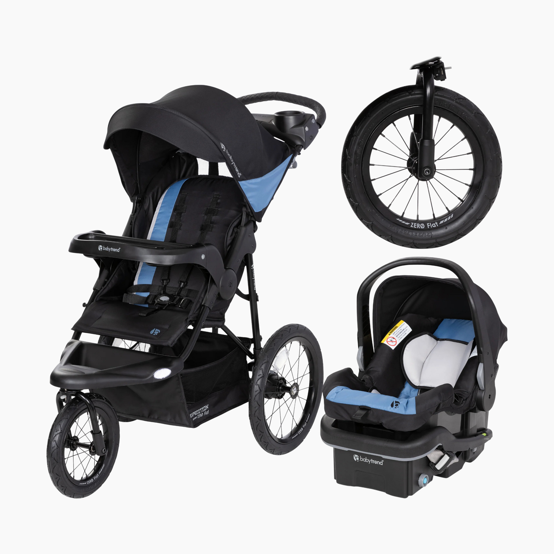 Goldwaterindia Baby Trend Expedition Jogger Stroller With Car Seat
