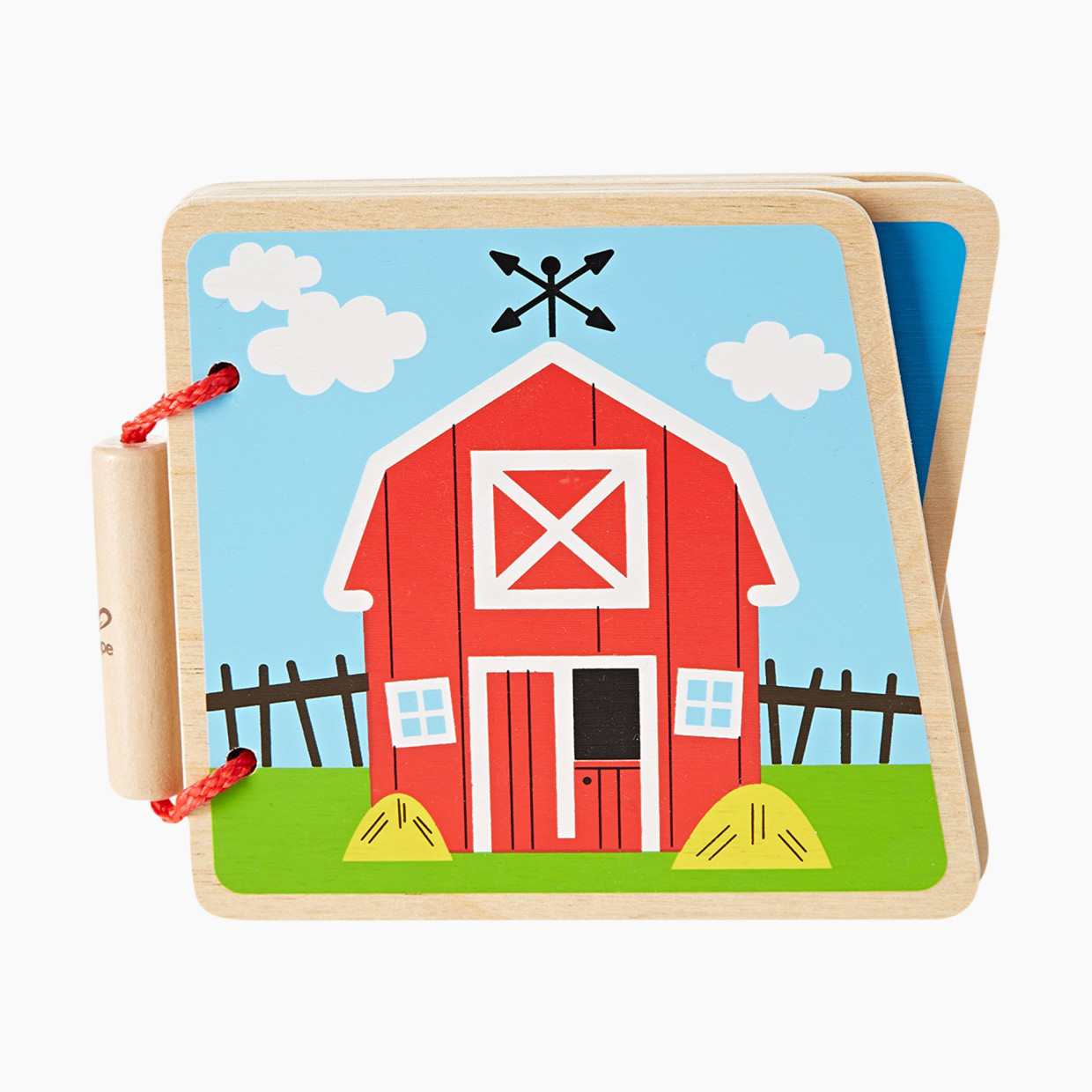 Hape Wooden Baby Book - At The Farm.