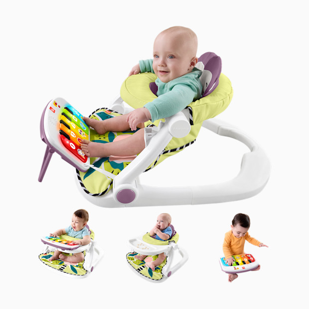 Fisher-Price Purple Monkey Deluxe Sit-Me-Up Seat.