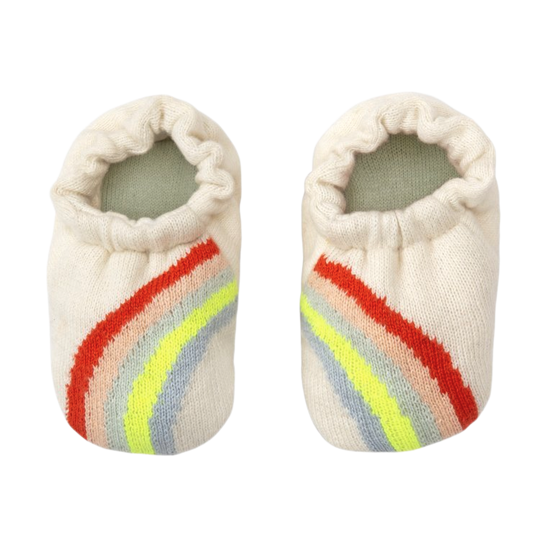 MERI MERI Knit Baby Booties - Rainbow, 0-6 Months - $28.00.
