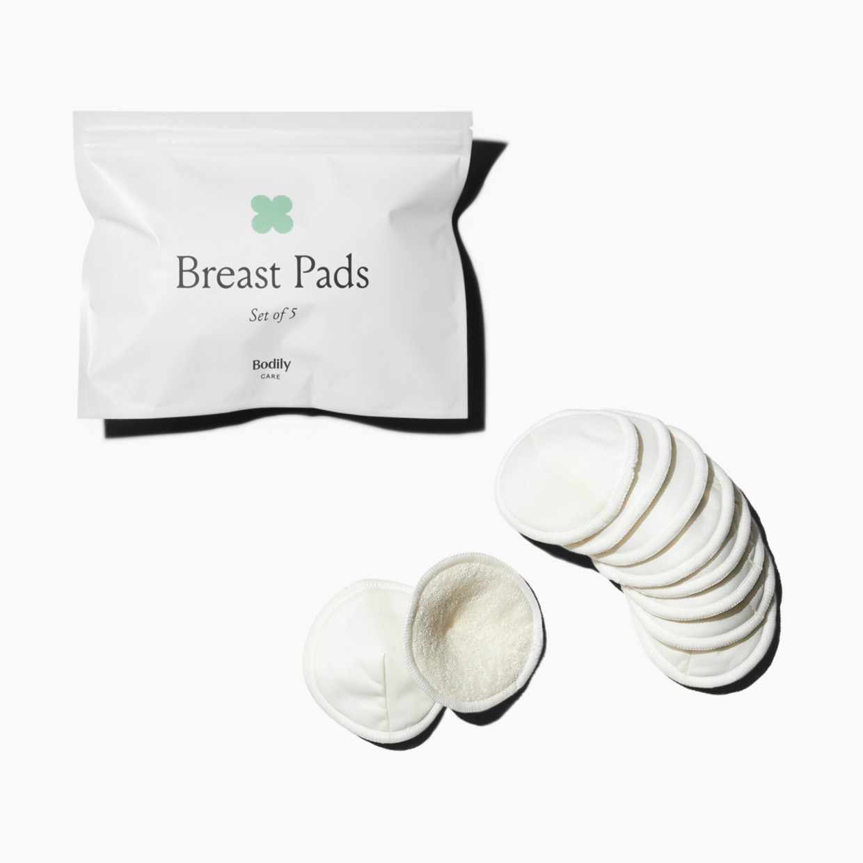 Bodily Organic Bamboo Breast Pads (5 Pairs).