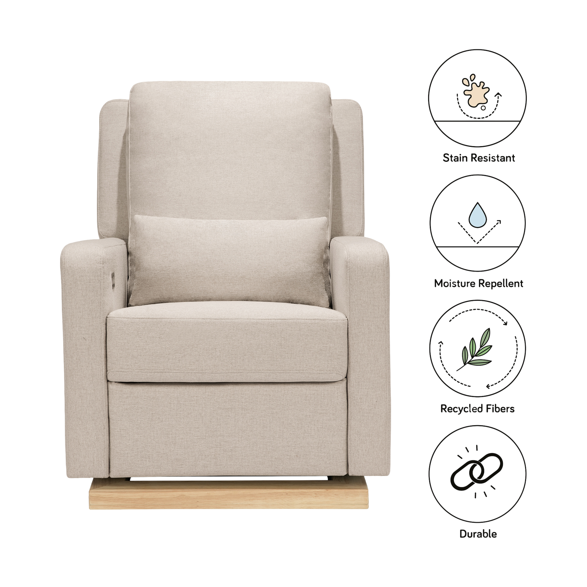 babyletto Sigi Electronic Glider.