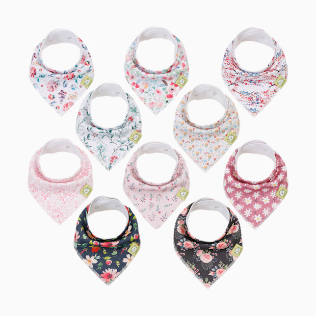 KeaBabies Organic Bandana Bibs (10 Pack).