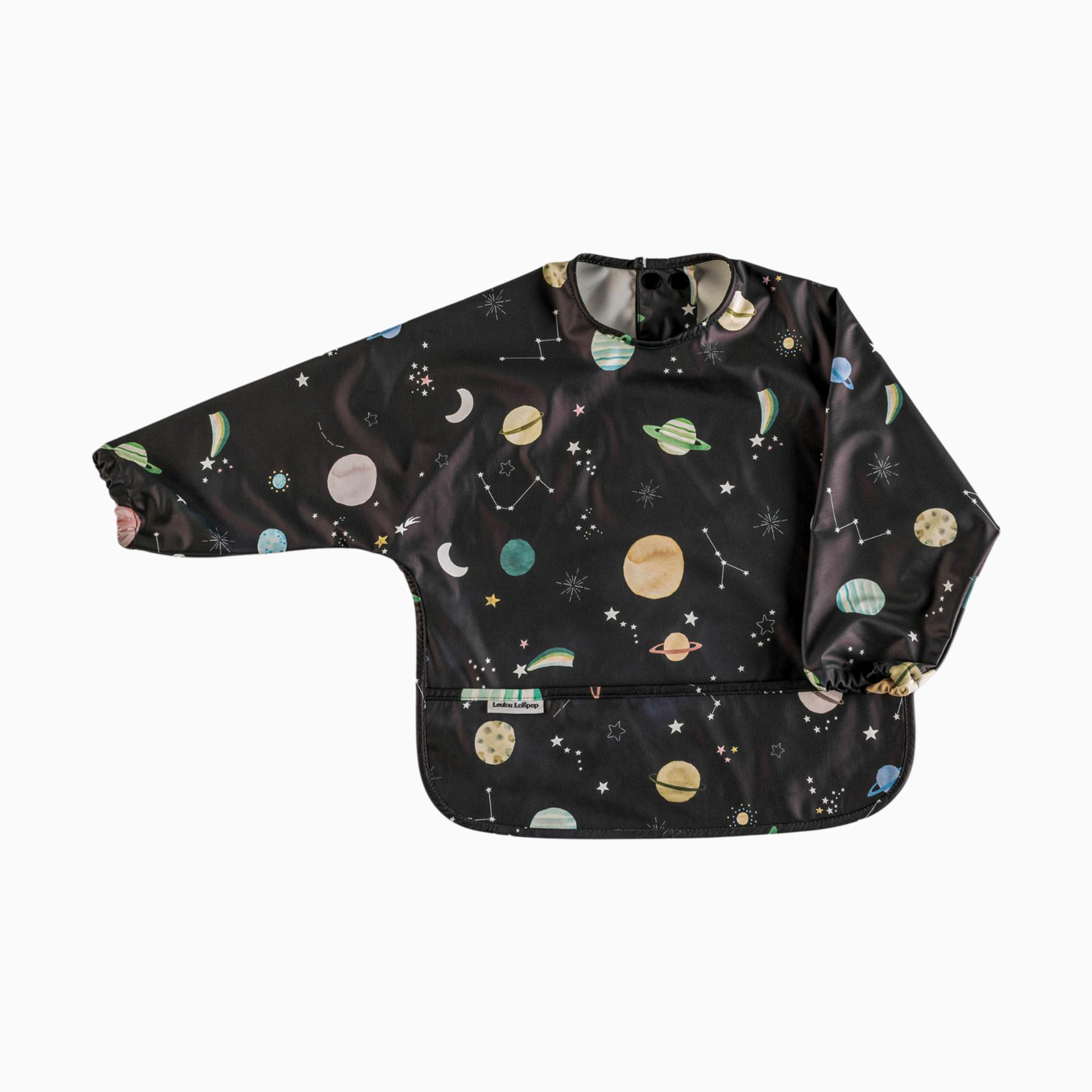 Loulou Lollipop Long Sleeve Waterproof Smock Bib - Safari Jungle