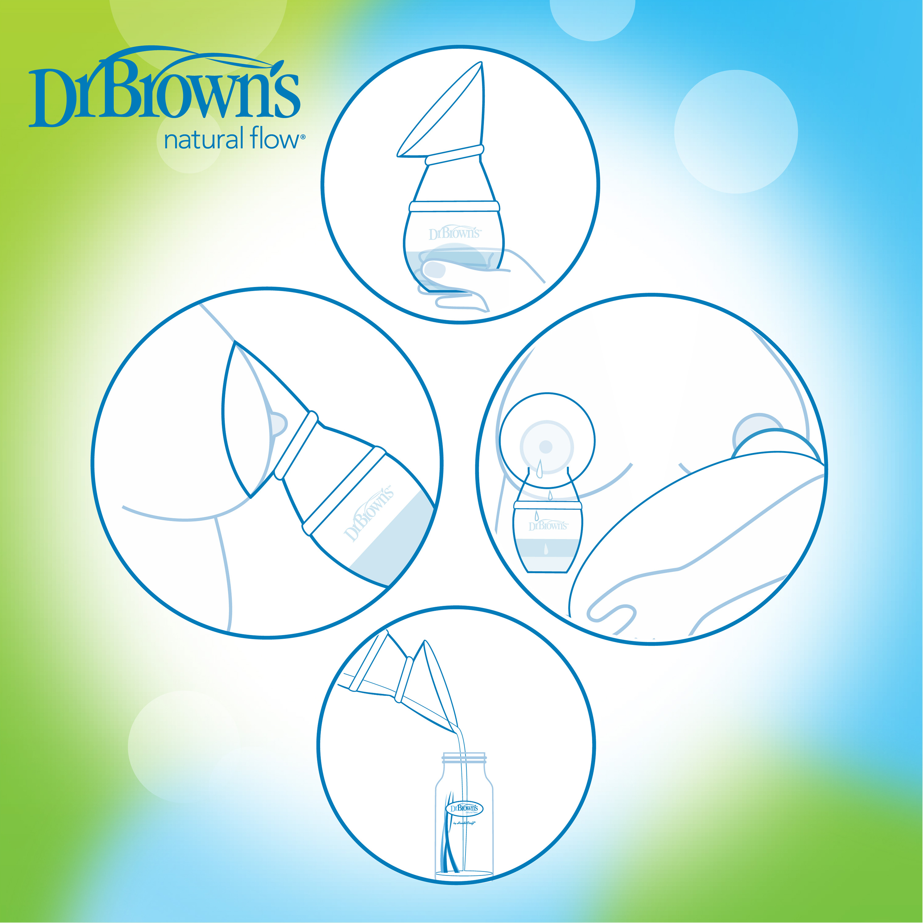 Dr. Brown's Silicone One-Piece Breast Pump.