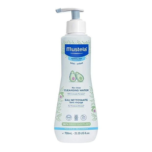 Mustela No-Rinse Cleansing Water.