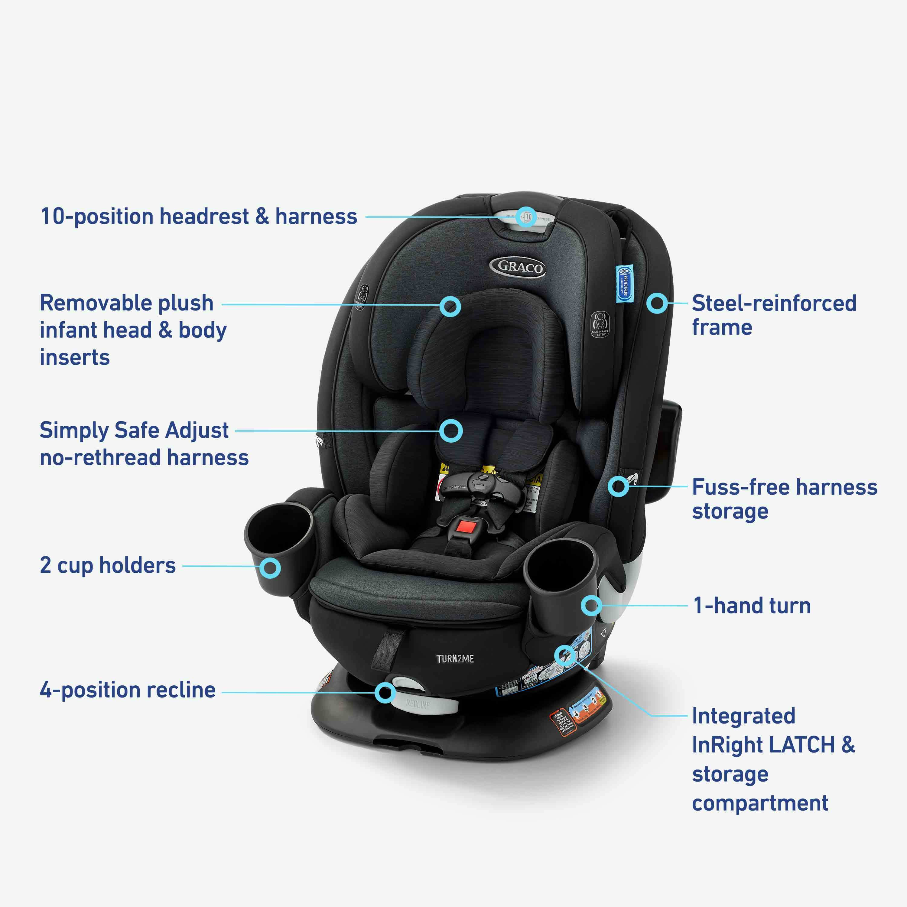 Graco Turn2Me 3-in-1 Car Seat - Cambridge.