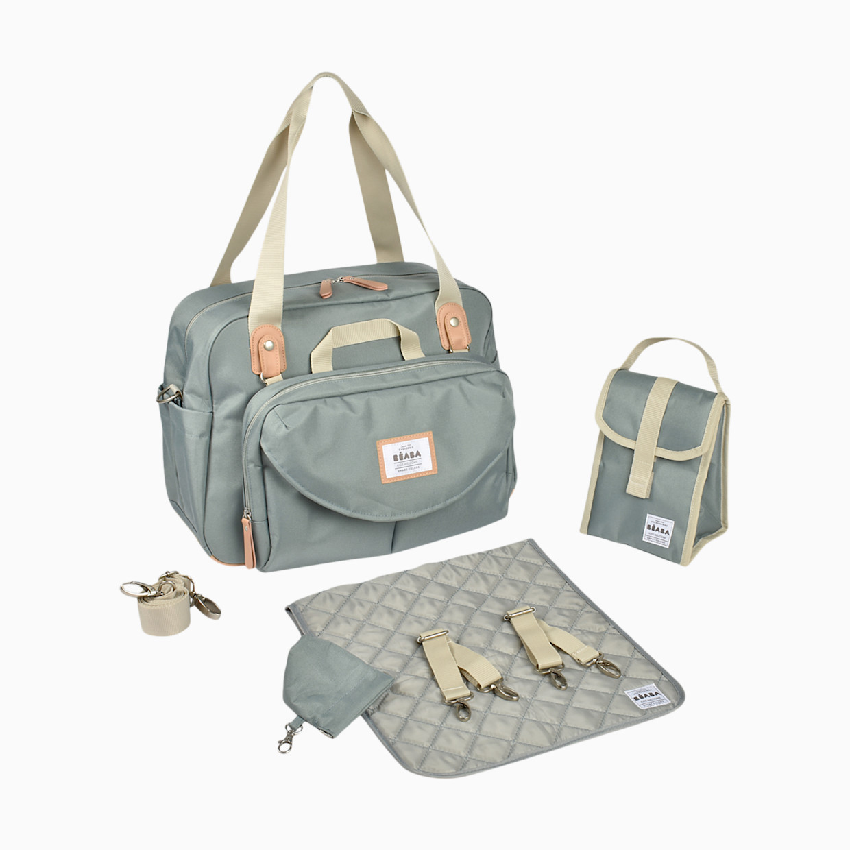 Beaba Geneva Diaper Bag - Sage.