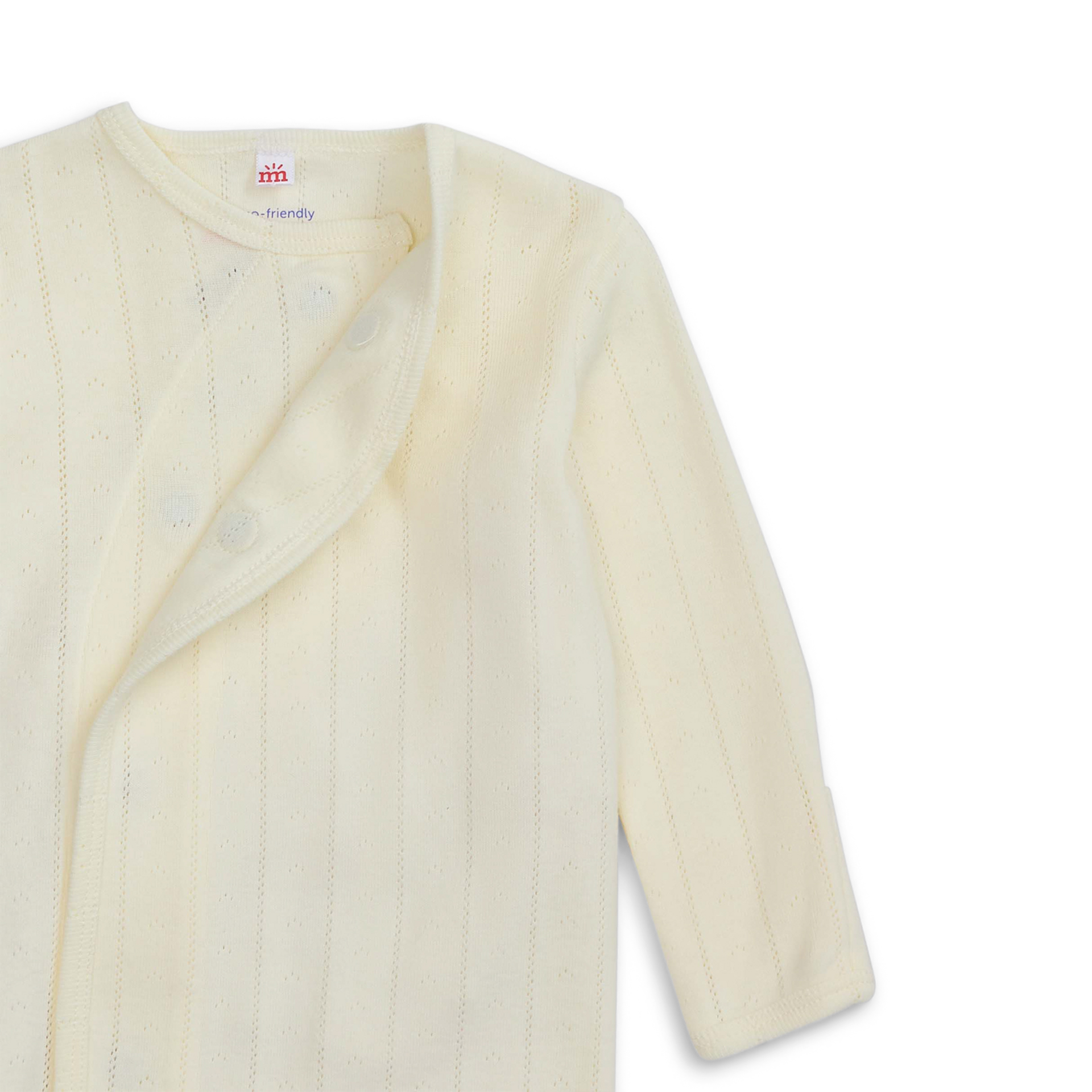 Magnetic Me Organic Cotton Magnetic Gown & Hat Set - Love Lines Tofu, Newborn.