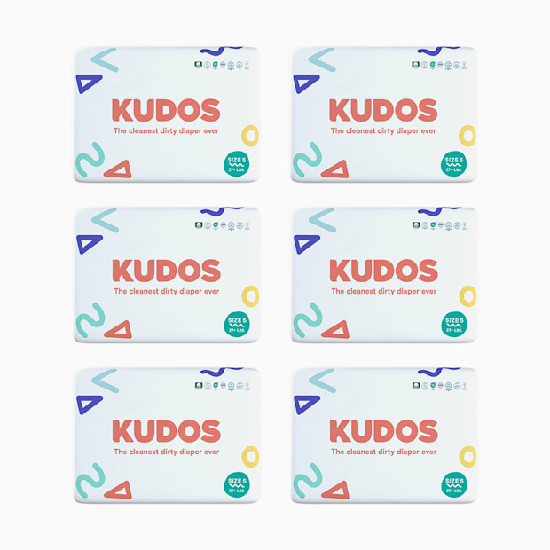 Kudos Diapers, Monthly Supply - Size 5, 138 Count