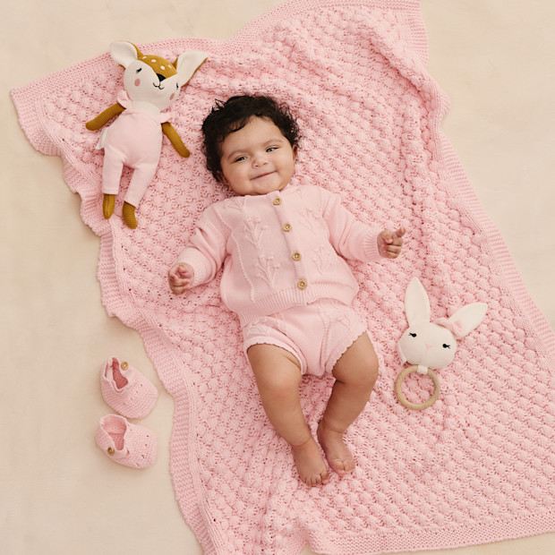 Loomsake 4-Piece Floral Sweater Set.