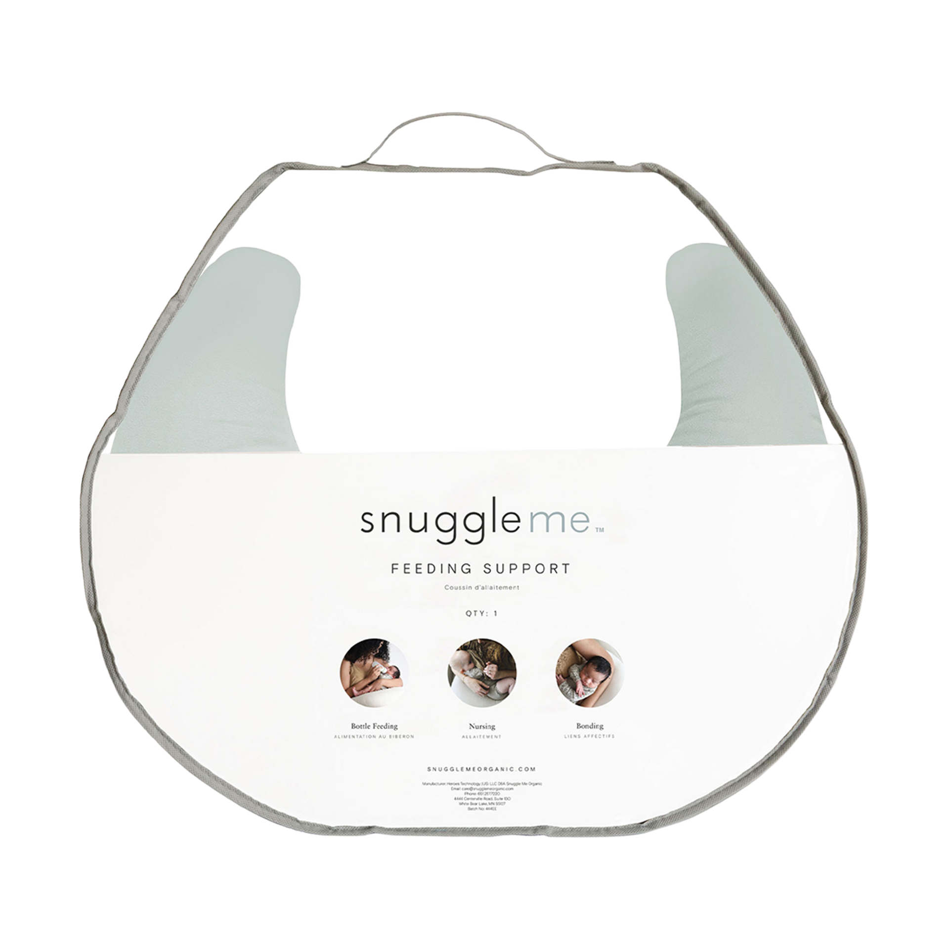 Snuggle Me Organic Feeding Support - Sage.